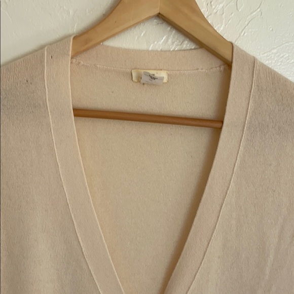 J. Crew 100% Cashmere Cardigan in Cream - Picture 4 of 11